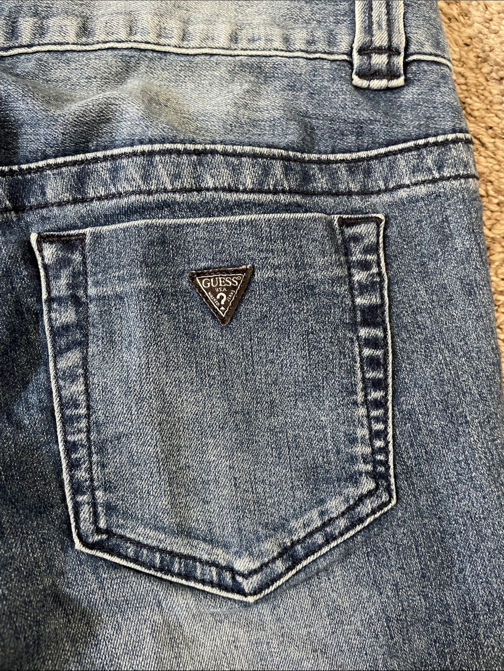 Guess Mid-Blue Slim Jeans - Picture 6 of 7